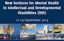 conference poster New horizons for Mental Health in Intellectual and Development