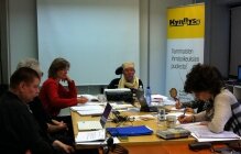 incluD-ed network partners with Kalle Könkkölä (Executive Director of Kynnys)
