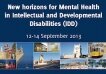 conference poster New horizons for Mental Health in Intellectual and Development