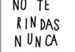 Logo campaña ‘No te Rindas Nunca’