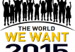 The World We Want Logo